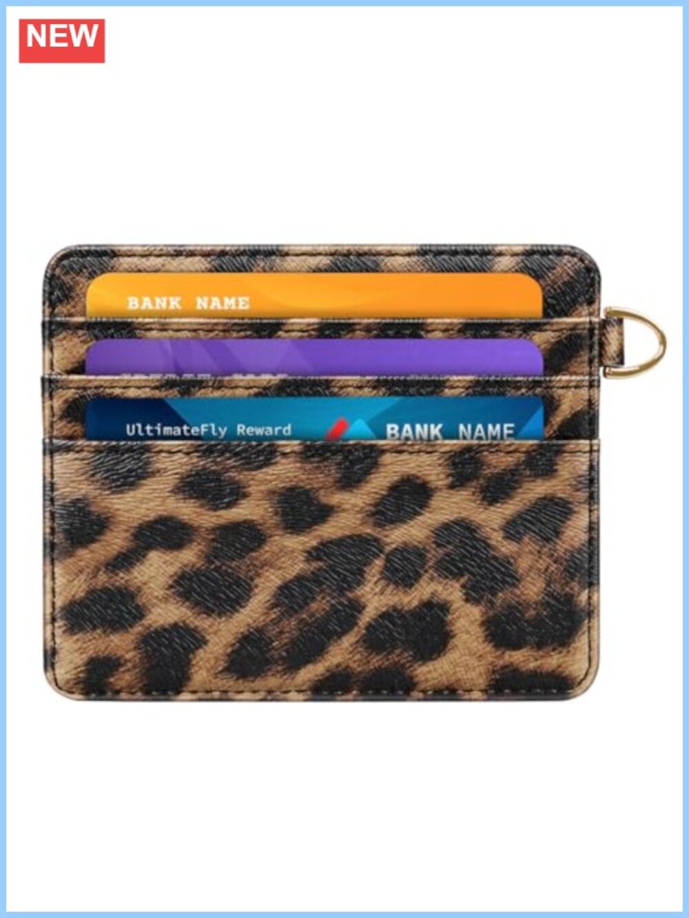 Slim Minimalist RFID Blocking Credit Card Holder Wallet for Women